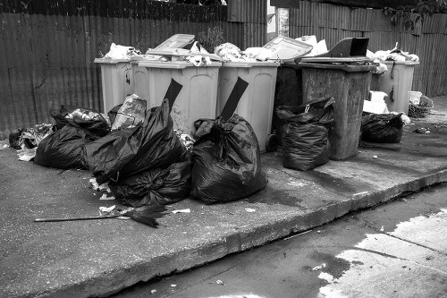 Sidcup skip hire service loading waste